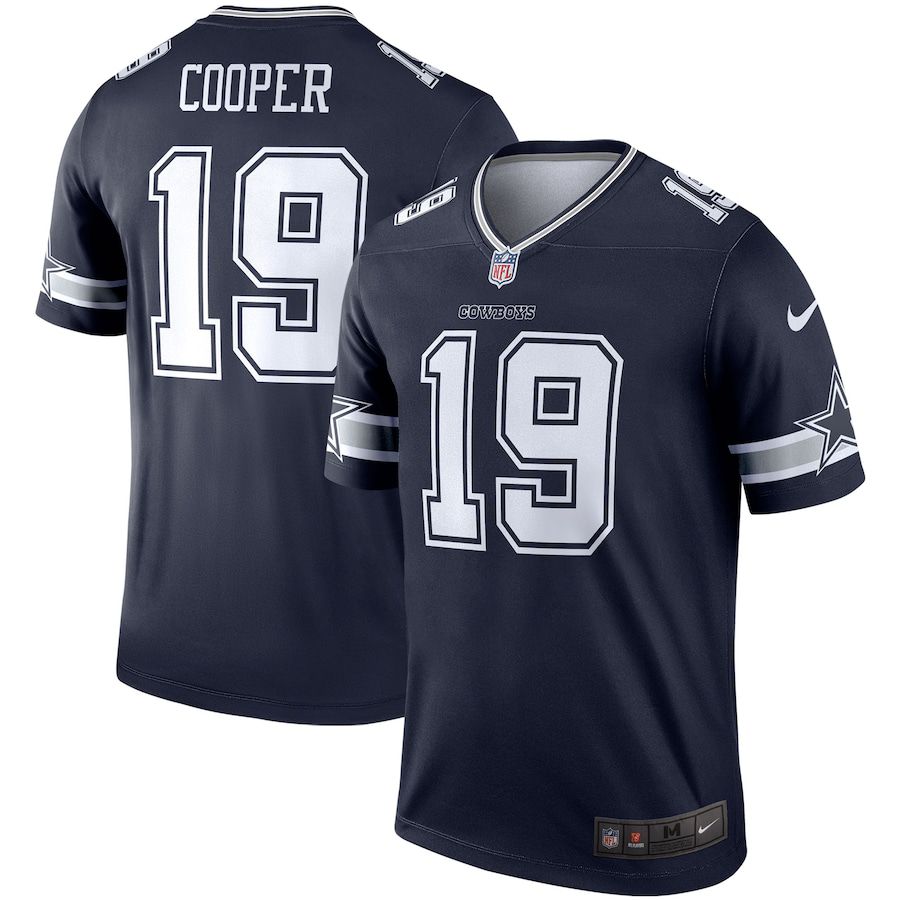 Men Dallas Cowboys #19 Amari Cooper Nike Navy Legend Player NFL Jersey